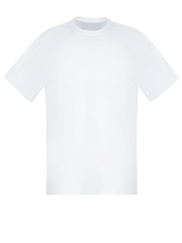 White Men's Back Printed T-Shirt, 2