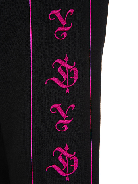 Black Embroidered Jersey Suit, 4