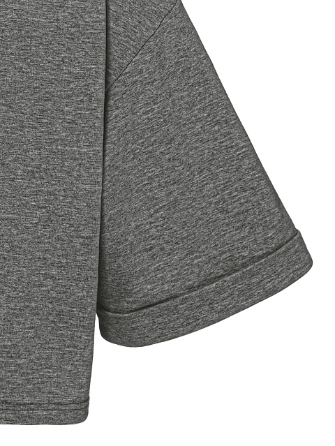 Dark grey cropped T-shirt with a knot, 3