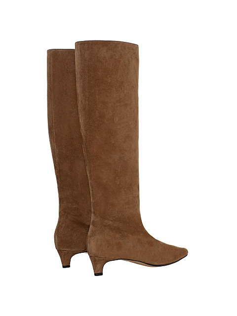 Suede boots, 4
