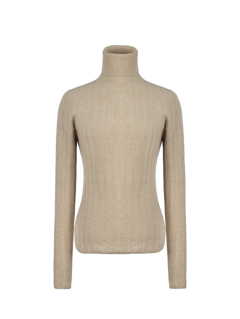 Beige Cashmere Turtleneck, 1 Beige Cashmere Turtleneck, 1