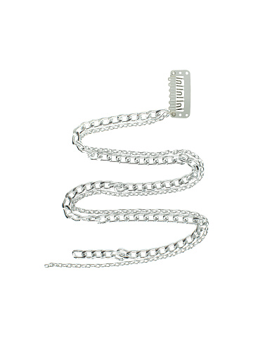 Silver 2 Chains Hairpin, 1