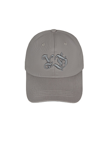 Mono Grey Cap With Embroidery, 2