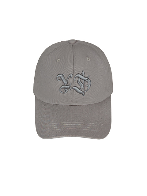 Mono Grey Cap With Embroidery, 2