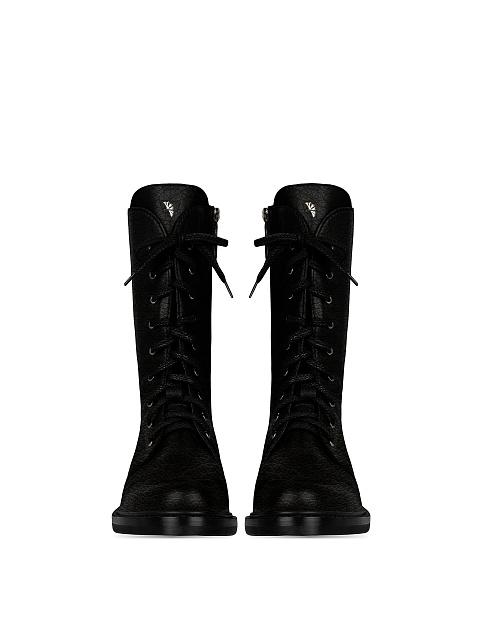 Black Leather Army Boots, 2