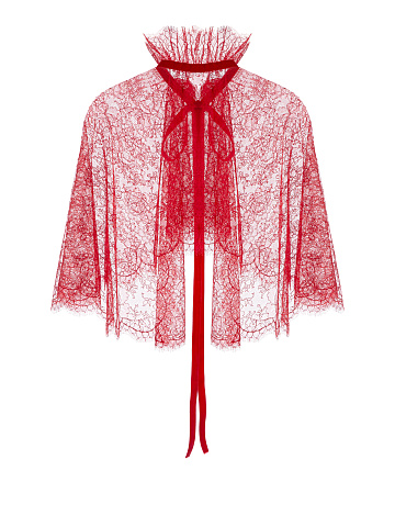 Red Lace Cape, 2