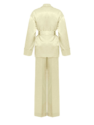 Silk two-piece suit, 2
