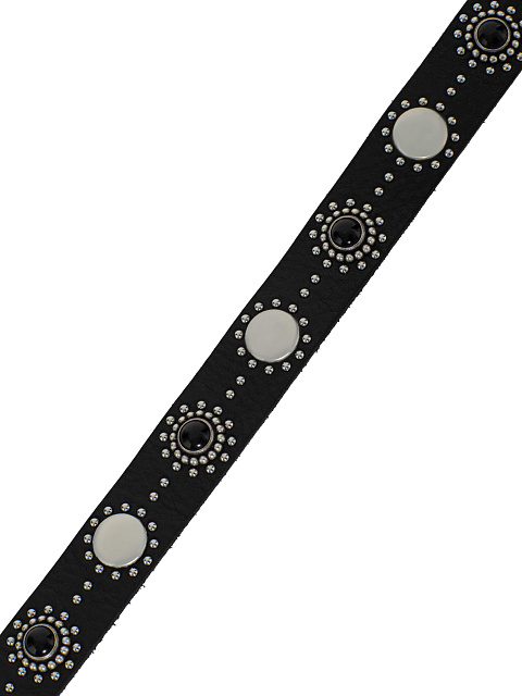 Black leather belt, 3