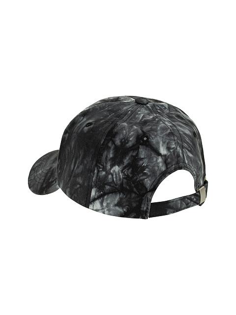 Black Tie-dye Cap With Dark Grey Embroidery, 3