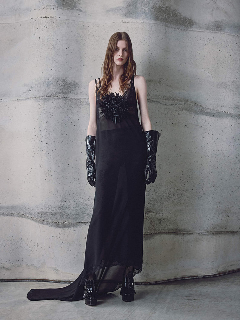 Lambskin leather gloves, 3