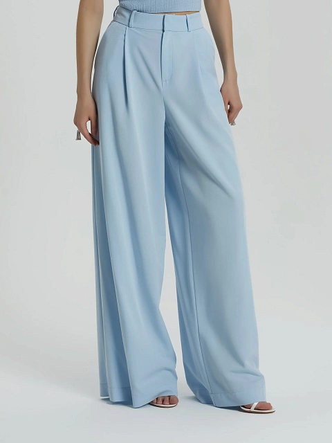 Light Blue Palazzo Pants, 2 Light Blue Palazzo Pants, 2