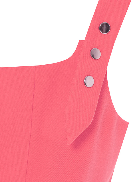 Pink viscose mini dress, 4