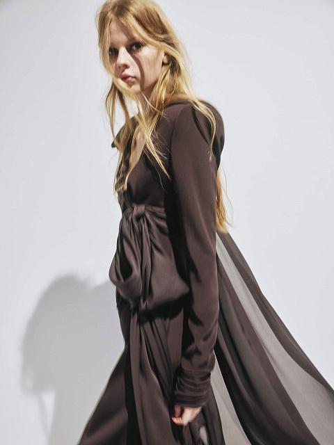 Triacetate midi dress, 3