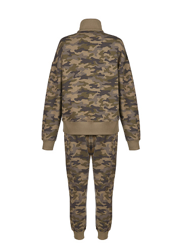 Khaki Camouflage Jersey Suit, 2