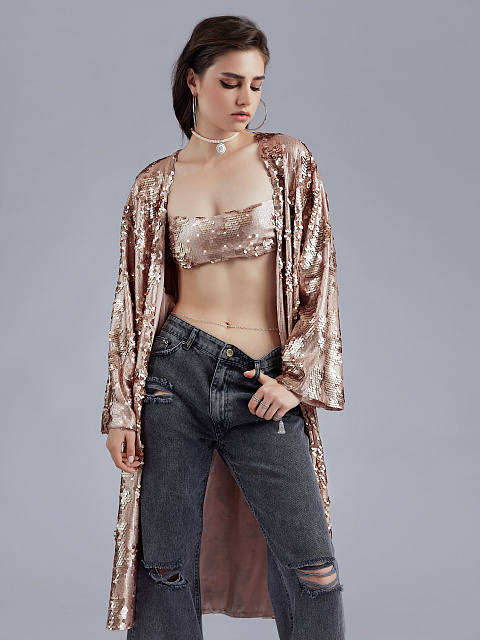 Beige Rubber & Silver Choker, 3