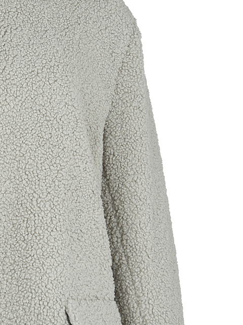 Grey Faux Fur Jacket, 4