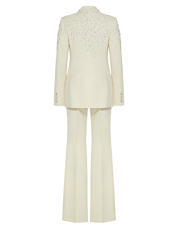 Pearls & Lace Embellished Pant Suit, 2