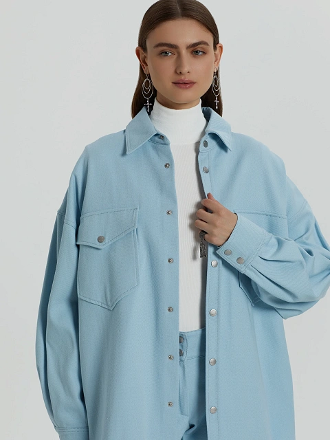 Blue Cotton Printed Shirt & Pants, 10 Blue Cotton Printed Shirt & Pants, 10