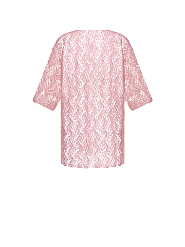 Pink mohair children's cardigan, 2