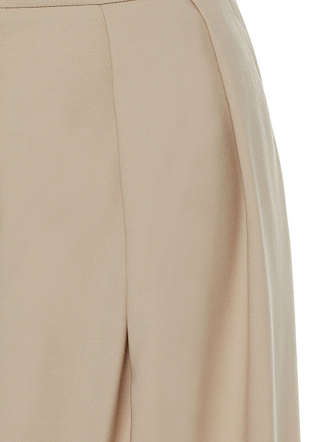 Beige Wool Pant Suit, 4