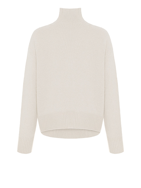 White Royal Cashmere Turtleneck Sweater, 1 White Royal Cashmere Turtleneck Sweater, 1