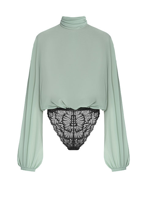 Mint lace bodysuit blouse, 1 Mint lace bodysuit blouse, 1
