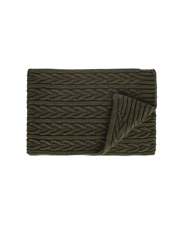 Khaki Wool Scarf, 1