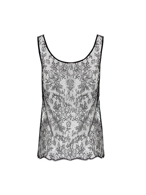 Black Lace Tank Top, 2