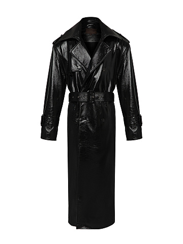 Leather trench coat, 1