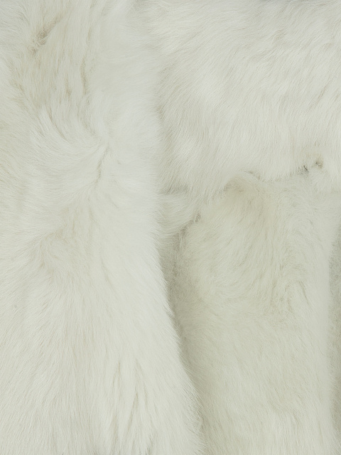 Black & White Shearling Vest, 5