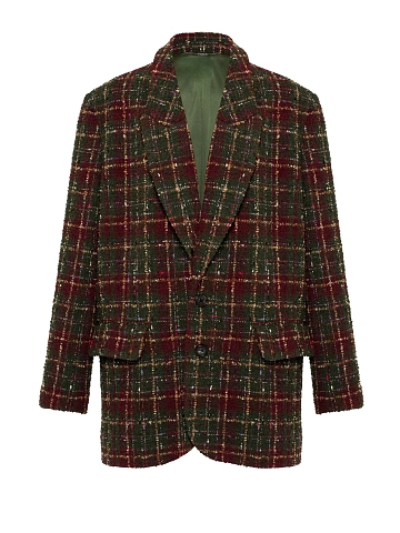 Green & Red Tweed Jacket, 1