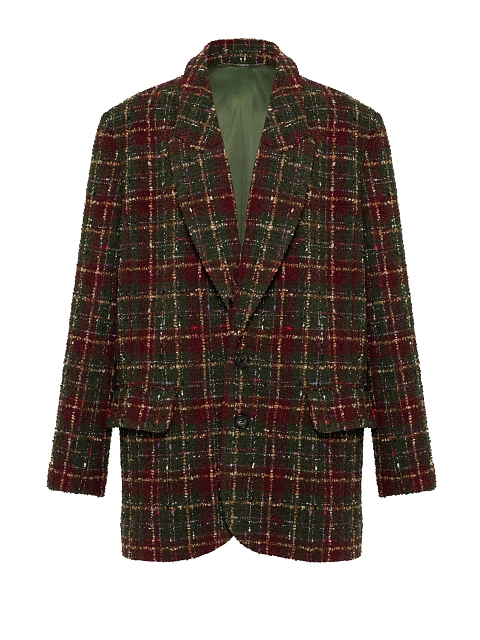 Green & Red Tweed Jacket, 1