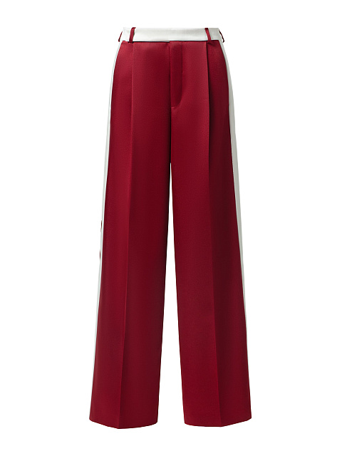 Burgundy palazzo pants, 1