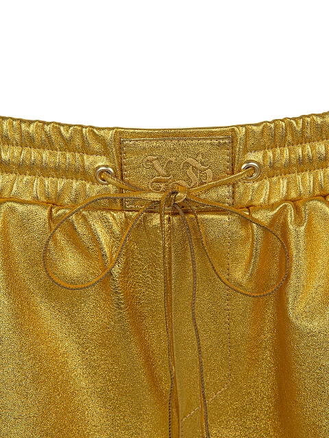 Golden Leather Shorts, 3