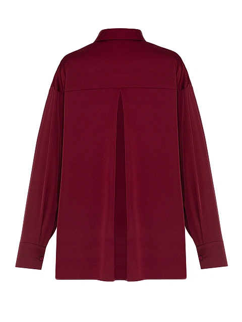 Burgundy oversized blouse, 2