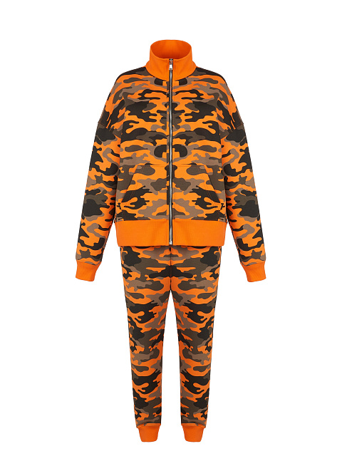 Orange Camouflage Jersey Suit, 1