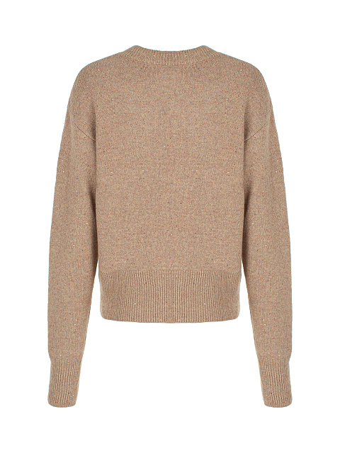 Rose Beige Lurex & Sequins Jumper, 2