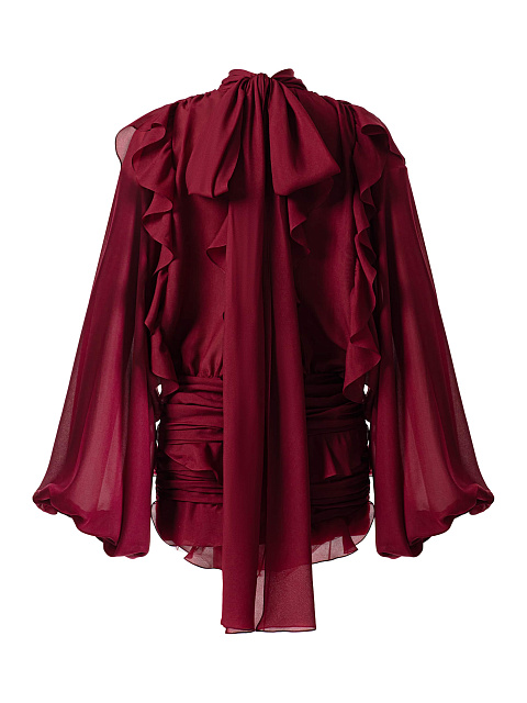 Chiffon mini dress, 3