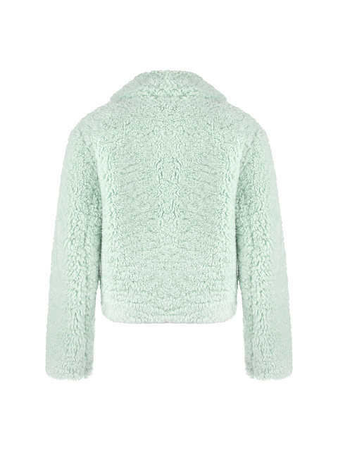 Mint Cropped Faux Fur Coat, 2 Mint Cropped Faux Fur Coat, 2