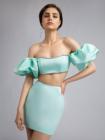 Silver & Amazonite Beads Earrings, 2