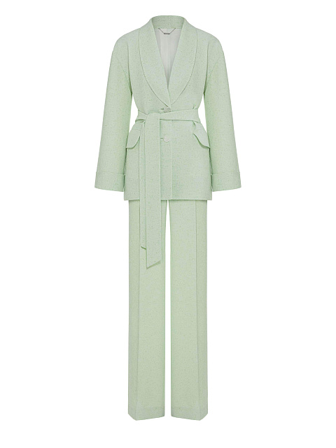 Light Green Tweed Two-piece Suit, 1