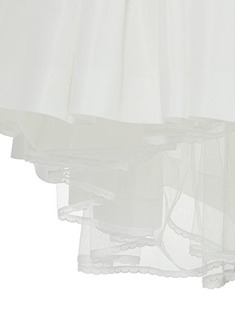 White taffeta maxi skirt, 7 White taffeta maxi skirt, 7