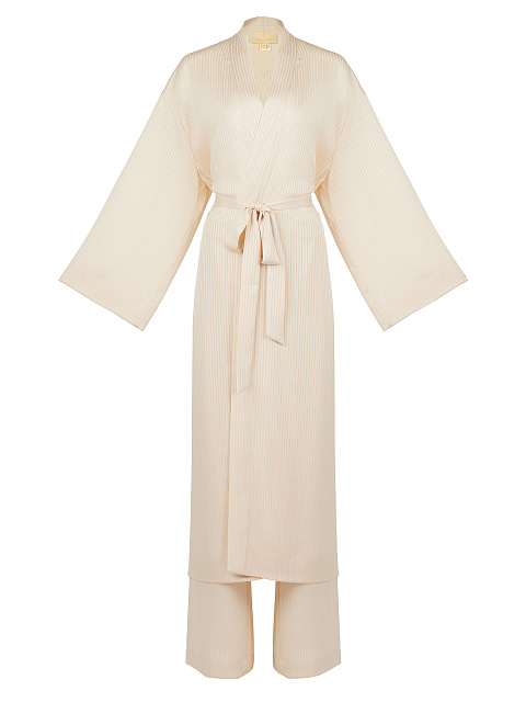 Beige Chiffon Coat & Trousers, 2 Beige Chiffon Coat & Trousers, 2