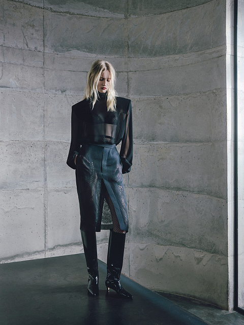 Chiffon bodysuit blouse, 2 Chiffon bodysuit blouse, 2