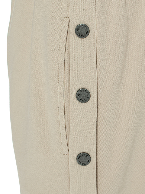 Beige "Yana" Embroidered Jersey Suit, 6