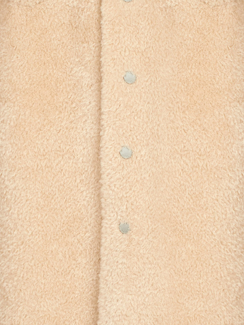 Beige Faux Fur Coat, 3
