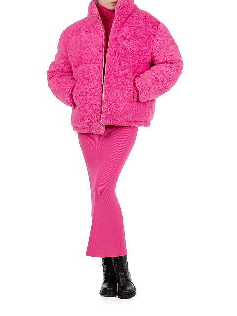 Hot Pink Teddy Padded Jacket, 8 Hot Pink Teddy Padded Jacket, 8