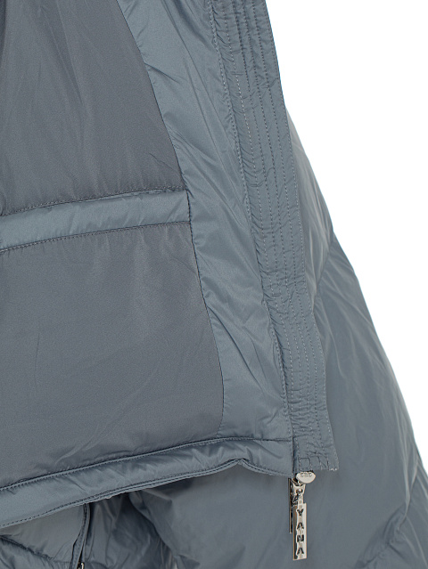 Grey Cropped Puffer Jacket, 4