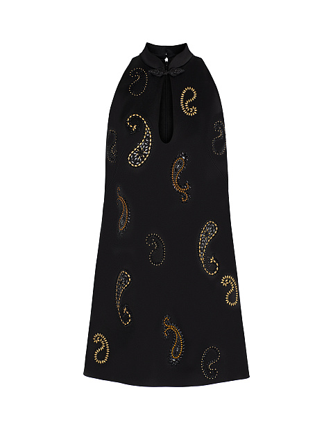 Mini dress with paisley pattern, 1