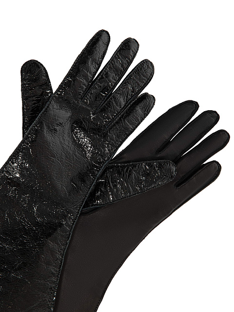 Lambskin leather gloves, 4